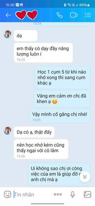 Ảnh chụp tin nhắn Zalo: Trao đổi & hỗ trợ học viên (ảnh 5/14)